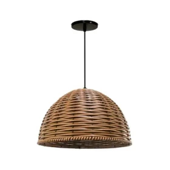 Pendente lustre luminária meia lua