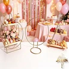 Kit Mesa de Festa: Roda Gigante • Mini Arco • Escadinha para decorar sua festa- Decoração, Aniversário, Evento