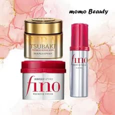 Conjunto de Máscara e Óleo para Cabelo Fino para Reparação Intensiva de Danos