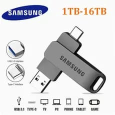 1TB 2TB 4TB 8TB 16TB 2 Em 1 Unidade Flash De Metal De Alta Velocidade USB Drive Tipo-C U Stick Para SmartPhone/Tablet/PC