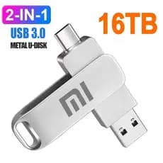 1TB 2TB 4TB 8TB 16TB 2 Em 1 Unidade Flash De Metal De Alta Velocidade USB Drive Tipo-C U Stick Para SmartPhone/Tablet/Co