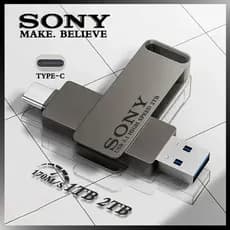 16TB SONY USB Pendrive De Alta Velocidade Tipo C Flash Drive 8TB Metal 4TB 2TB 1TB Portátil Memória Vara Para Xiaomi Tel