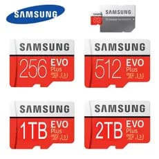 Cartão Micro SD 128GB/256GB/512GB/1TB/2TB Memroy C10 TF