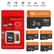Cartão De Memória 2TB 1TB 512GB 256GB Class10 Mini TF U3 SD Para Celular Dispositivo Automático Câmera De Vigilância Do