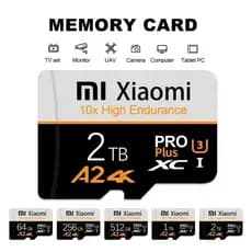 Cartão SD C10 De Alta Velocidade , 2TB , 1TB , 512GB , 128GB , De Memória Flash Micro TF Para Celular , Computador , Câm