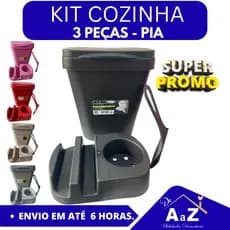 KIT PIA COZINHA 3 PEÇAS ESSENCIAL
