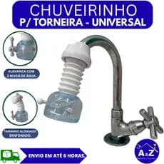 CHUVEIRINHO UNIVERSAL TORNEIRA RETRÁTIL GIRATÓRIA PARA COZINHA DUPLO FUXO DE AGUA