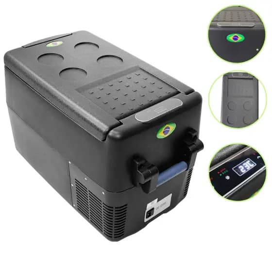 Geladeira Quadrivolt 35 Litros Caminhão Van Camping Portátil 110/220V 12/24V