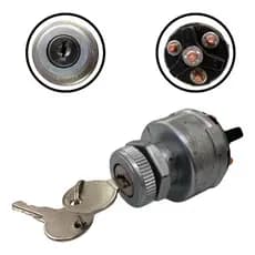 Cilindro Ignição Partida Universal 12v Fusca Trator Lancha