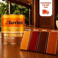 VERNIZ SUVINIL TRIPLA PROTEÇÃO BRILHANTE 900ML VÁRIAS CORES
