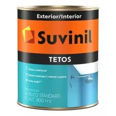 TINTA ACRILICA PARA TETO FOSCO BRANCO 900ML SUVINIL