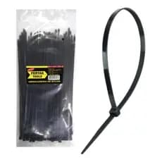 ABRAÇADEIRA NYLON ENFORCA GATO PRETA 100X3,6MM 100 PÇS - FERTAK ABRACADEIRA LACRE DE SEGURANÇA