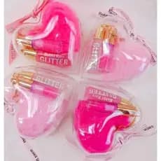 Chaveiro + 2 Gloss Coração Luxo ✨ Duplo Glitter Bobbi Rara Enviámos para todo Brasil 📦✈️