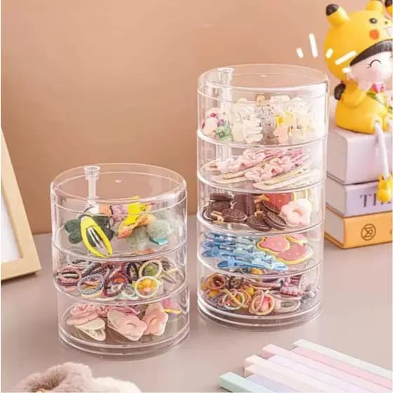 Organizador Bijuterias Jóias Anel Brincos Pulseiras 3/5 Gavetas 360 Rotação