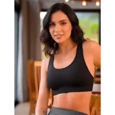 TOP NADADOR FITNESS PREMIUM EM POLIAMIDA FORRO DUPLO E ENTRADA PARA BOJO