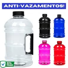 Garrafa De Água Galão Para Academia 1.8Litros Livre de BPA(Bisfenol A) Com Alça Resistente