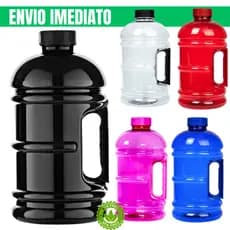 Garrafa de Água 1.8L Treino Trabalho Escola Praia Academia BPA Free com Garantia