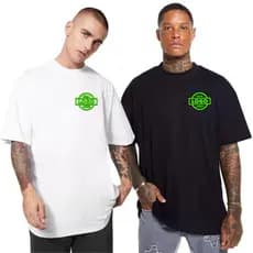 Camiseta Personalizada Frente e Costa Uniforme Logo Marca Camisa Algodão Street