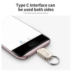 Unidade Flash USB 512GB OTG Metal 3.0 Pen Drive Chave 2TB Tipo C pendrive De Alta Velocidade Mini Memória Vara