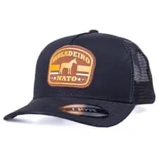 Boné Country Trucker Telinha Aba Curva Original muladeiro boiadeiro cowboy rodeio maculino