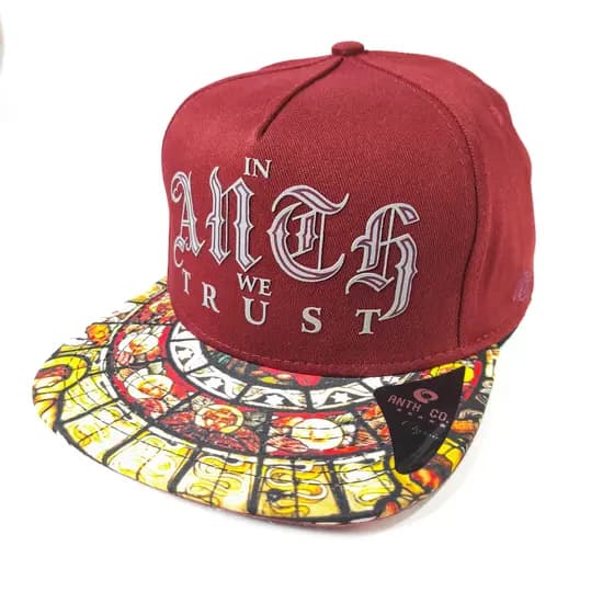 Boné anth co trucker original fitão aba reta masculino feminino sublimado trust maculino