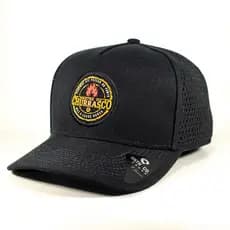 Boné Trucker anth co furadinho Aba Curva Original mestre do churrasco churrasqueiro maculino