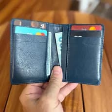 Carteira Masculina Anti Furto Com Proteção RFID Para Homens Meninos Pais Namorados Maridos Porta Documentos Cnh Dinheiro