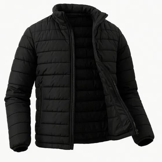 Jaqueta Puffer Masculina Plus Size Blusa de Frio Intenso Bobojaco Capuz Removivel