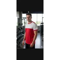 camiseta dry fit duas cores