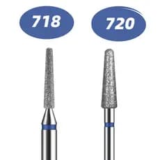Brocas Diamantada 718/720 para Cuidados com Cutícula e Unha Motor (S15)