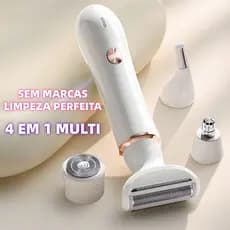 Aparelho Depilador Multifuncional 4 em 1 Feminino | Uso Íntimo e Corporal, Carga USB