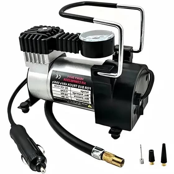 Mini Compressor De Ar 12V Profissional Portátil Elétrico Para Pneu De Carro Bike Moto E Inflaveis