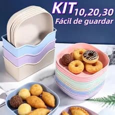 Prato Multifuncional para Sala e Jantar, Suporte de Mesa para Ossos, Frutas e Doces