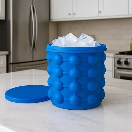 Forma Balde de Gelo Silicone Térmico - 120 Cubos Capacidade de Armazenamento