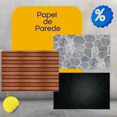Papel de parede, fácil aplicação, e com acabamento profissional!