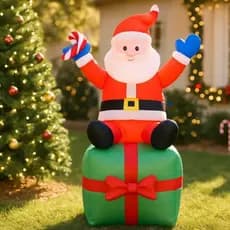 Papai Noel Inflável de 1,90m Bivolt