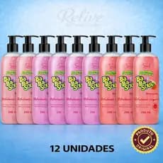 Kit 12 und Hidratante Coporal BABASOUL - SOUL - 240ml - Cheirinho de Chiclete Nutrição Perfume Suave
