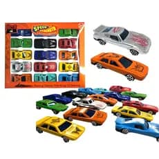 Kit Com 5 a 45 Carrinhos Coloridos Coleção Carros De Brinquedo tipo Hot wheels Colecionavel Mattel Lose Action Racing