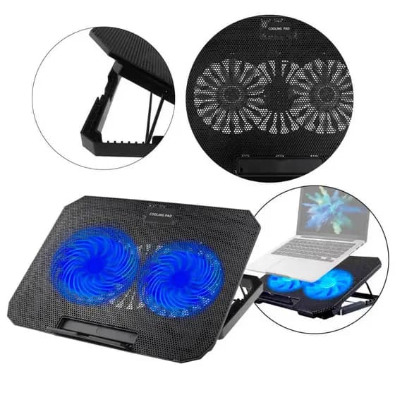 Suporte Notebook Base Refrigerada [2 Coolers]base refrigerada notebook suporte notebook com cooler base com ventilador