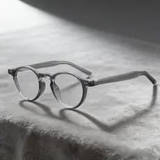 Moda Pequenos Óculos Redondos Anti Luz Azul Quadro Completo Vintage Masculino Feminino Leve Para Uso Diário
