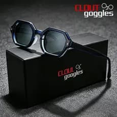 Moda Simples Óculos De Sol Das Mulheres Dos Homens Rebite Quadro Quadrado Ao Ar Livre Condução UV400 Tons Marca Luxo