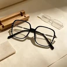 Óculos Decorativos Redondos Leves De Armação Completa Para Itens Essenciais No Local De Trabalho . Apresentando Lentes O