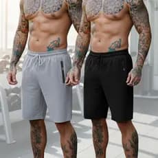Kits 2 Bermudas Masculina Dry Fit Estilo Moderno