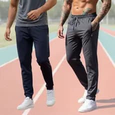 Kit 2 Calças Masculina Dry Fit Estilo Moderno Moda Esporte