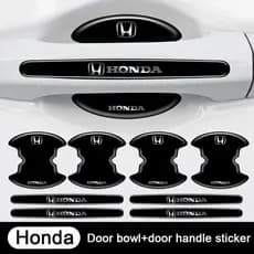 4/8 Unidades Protetor De Maçaneta De Porta De Metal Com Tira Anticolisão De Carro Adequado Para Honda Civic HRV BRV CRV