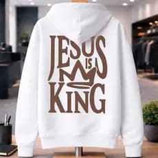 Blusa de moletom masculino agasalho canguru jesus king Lançamento