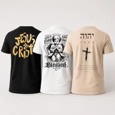 3 camiseta masculina 100% algodão estampada streetwear jesus anjo