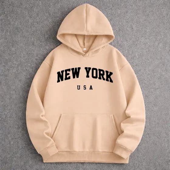 moletom masculino canguru estampado personaliada basico new york