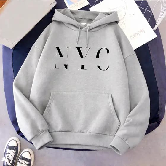 blusa de frio moletom agasalho com estampa masculino new york do pp ao gg