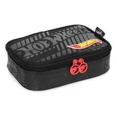 Estojo Escolar Especial Box Hot Wheels Pneu Racing 100 Pens